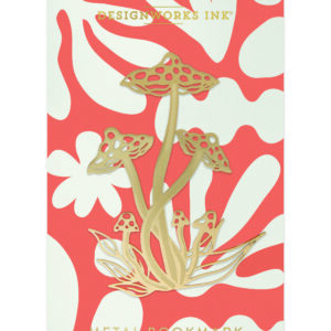 Designworks Ink Pirinç Kitap Ayracı Mushroom