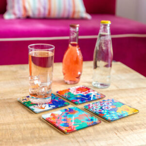 Set Of 4 Coasters Sous Verre 3 300x300