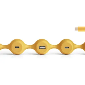 Lexon Peas Hub C USB Çoğaltıcı Sarı