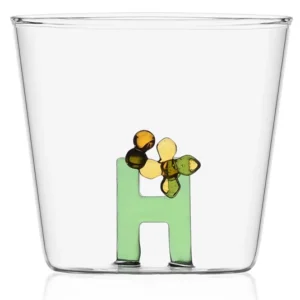 Bloom Alphabet H Harf Figürlü Cam Su Bardağı