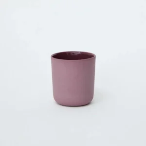 Crescent - Espresso - Plum Inside Merlot Porselen Bardak