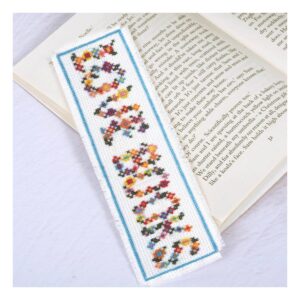 673157 1000 2  Trimits Cross Stitch Bookmark Kit Floral Books 1 300x300