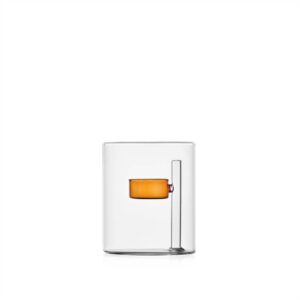 Amber Tekli Borosilikat Cam Tealight