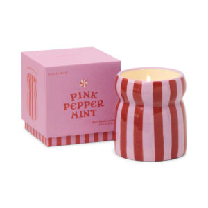 Cabana Seramik Kutulu Mum Kirmizi Cizgili Pink Peppermint 184 Gr Cabana Redpink Striped Ceramic Candle Pink Peppermint Mum Paddywax 10724 22 B 300x300