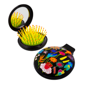 2 In 1 Hairbrush And Mirror Lady Retro Adults 2 300x300