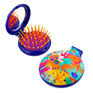 2 In 1 Hairbrush And Mirror Lady Retro Adults 6 300x300