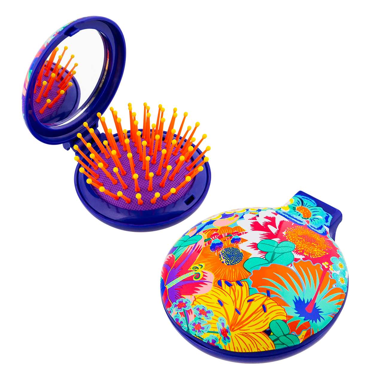 2 In 1 Hairbrush And Mirror Lady Retro Adults 6 600x600