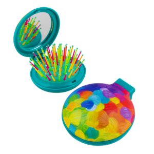 2 In 1 Hairbrush And Mirror Lady Retro Adults 8 300x300