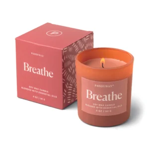 Paddywax Wellness Kırmızı Cam Mum - Breathe