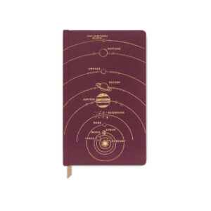 Bordo Sert Kapak Defter 21 X 13 Cm Bookcloth Hardcover Journal Burgundy Solar System Tasarim Defterkalem Designworks Ink 9511 19 B 300x300