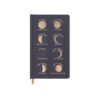 Lacivert Sert Kapak Defter 21 X 13 Cm Bookcloth Hardcover Journal Navy Moon Phases Tasarim Defterkalem Designworks Ink 9512 19 B 100x100