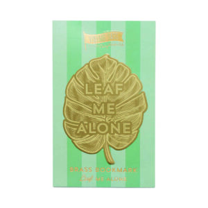 Designworks Ink Metal Kitap Ayracı Leaf Me Alone