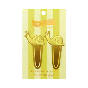 Vintage Sass Metal Sayfa Ayraci What The Shell Vintage Sass Brass Page Tabs Yasam Lifestyle Designworks Ink 9894 20 B 300x300