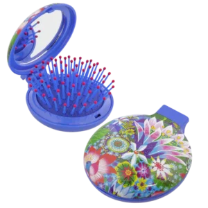 2 In 1 Hairbrush And Mirror Lady Retro Adults 300x300