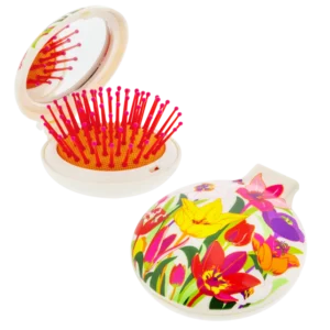 2 In 1 Hairbrush And Mirror Lady Retro Adults 2 300x300