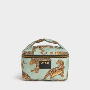 Wouf Emerald Leopard - Vanity Makyaj Çantası