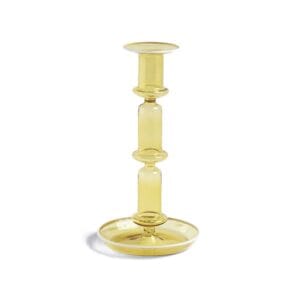 Hay Flare Tall Candleholder Yellow White Rim 507956 Cat 300x300