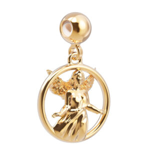 18 Ayar Altın Kaplama Charm - Başak Burcu