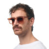 Firenze Unisex Güneş Gözlüğü Sahara Havana / Lens: Kahverengi Gradyan