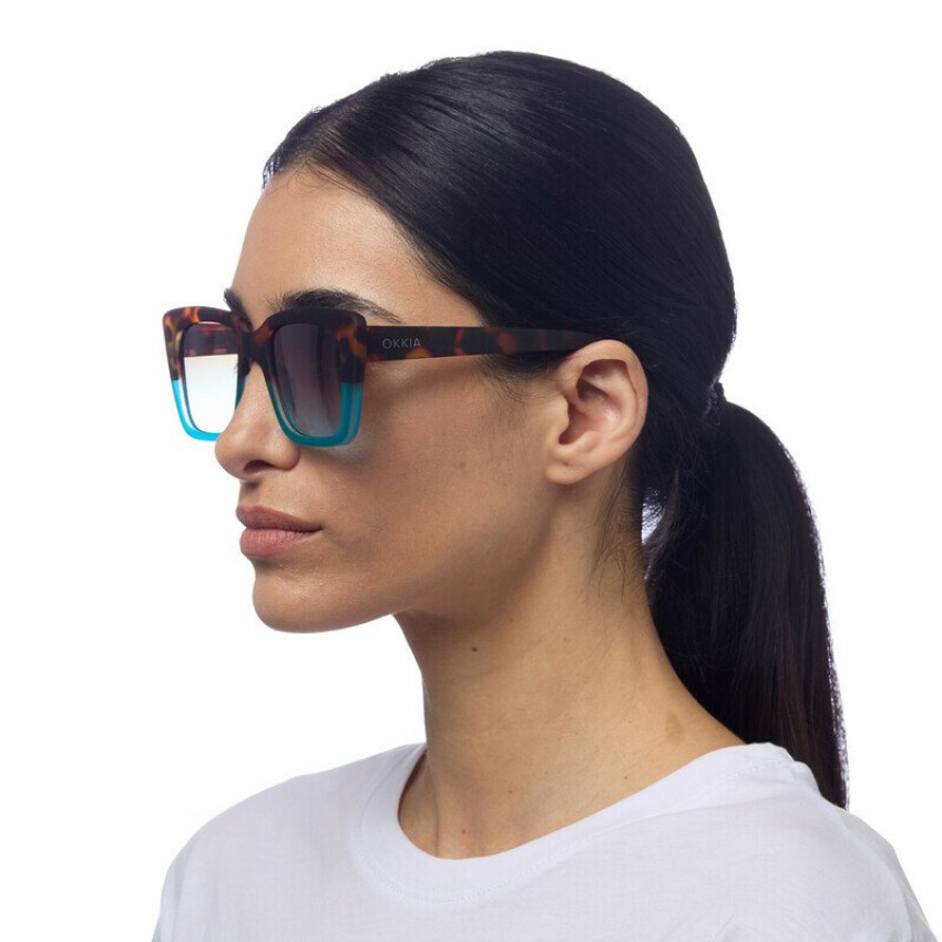 Elba Unisex Güneş GözlüğüHavana Mavi