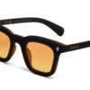 Firenze Unisex Güneş GözlüğüSiyah Havana / Lens : Sarı