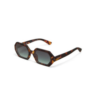 Andrea Altıgen Unisex Güneş GözlüğüHavana / Lens : Yeşil