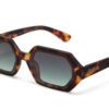 Andrea Altıgen Unisex Güneş GözlüğüHavana / Lens : Yeşil