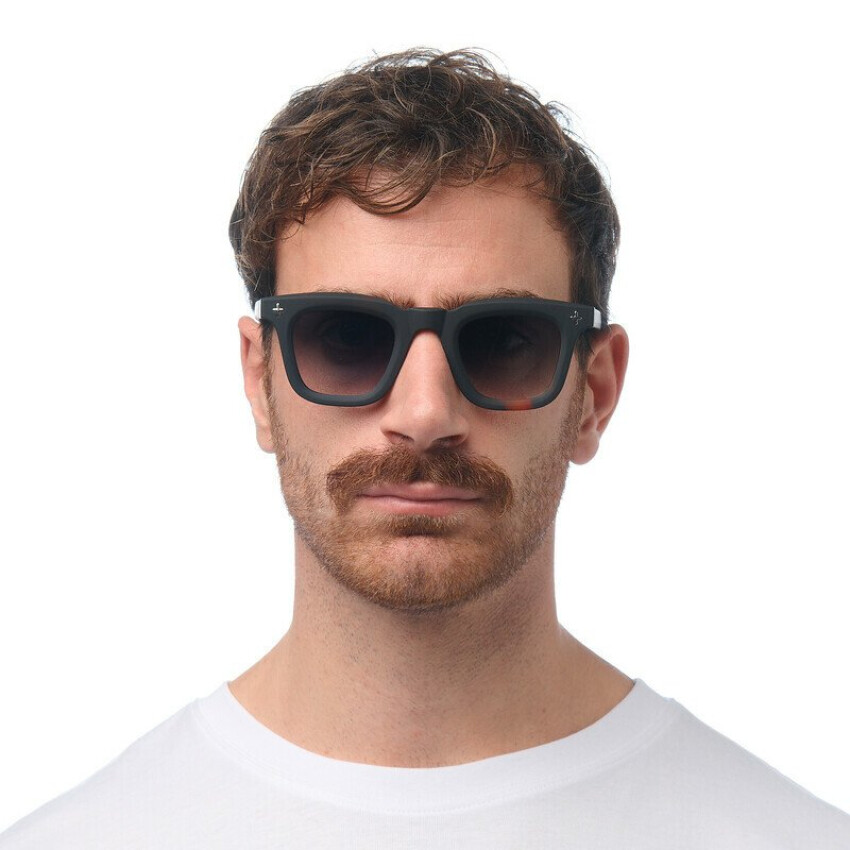 Firenze Unisex Güneş Gözlüğü Siyah Havana / Lens: Yeşil Gradyan