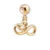 18 Ayar Altın Kaplama Charm - Infinity
