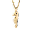 18 Ayar Altın Kaplama Denizatı Kolye