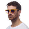 Giovanni Siyah Lens Unisex Güneş Gözlüğü Sarı