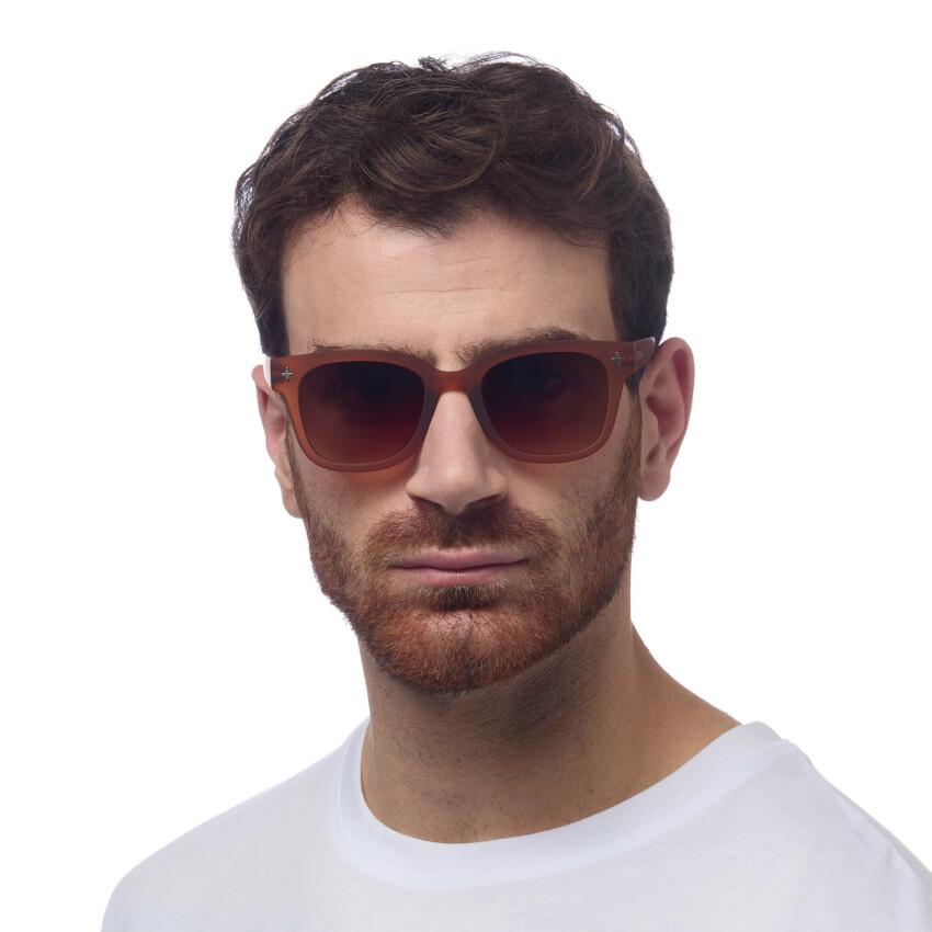Giovanni Kahverengi Lens Unisex Güneş Gözlüğü Kahverengi