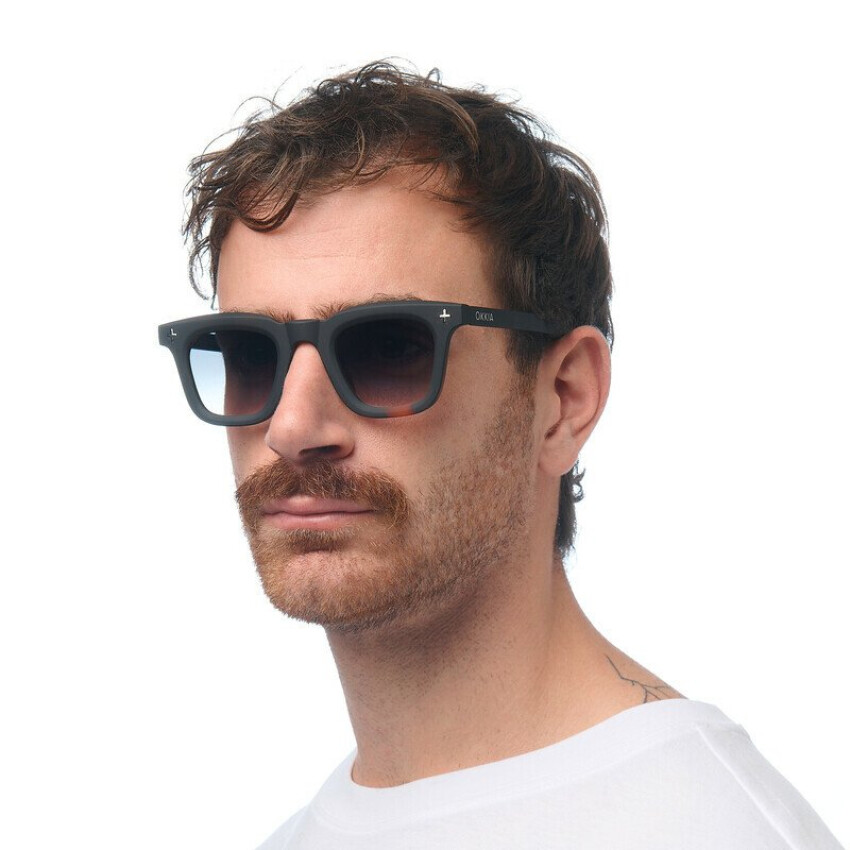 Firenze Unisex Güneş Gözlüğü Siyah Havana / Lens: Yeşil Gradyan