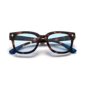 Giovanni Classic Havana & Blue Unisex Güneş Gözlüğü Mavi Lens