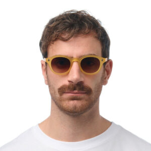 Milano Unisex Güneş Gözlüğü Sarı / Lens: Kahverengi Gradyan