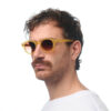 Milano Unisex Güneş Gözlüğü Sarı / Lens: Kahverengi Gradyan