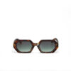 Andrea Altıgen Unisex Güneş GözlüğüHavana / Lens : Yeşil