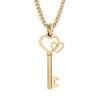 18 Ayar Altın Kaplama Love Key Kolye
