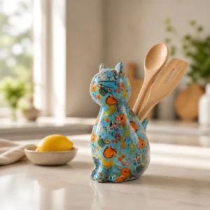Caramel Mavi Kedi Kaşıklık