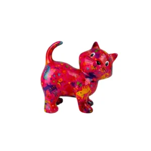 Kiki Koyu Pembe Kedi Kumbara