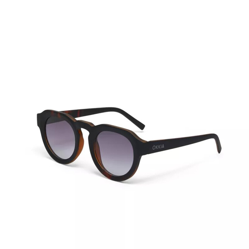 Zeno Round Unisex Siyah Havana Güneş Gözlüğü Siyah Gradyan