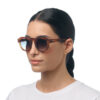 Zeno Round Unisex Güneş GözlüğüSahara Havana / Lens: Yeşil