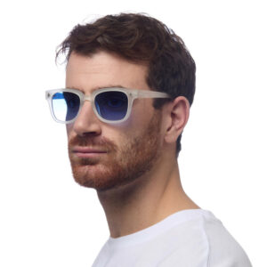 Giovanni Mavi Lens Unisex Güneş Gözlüğü Beyaz