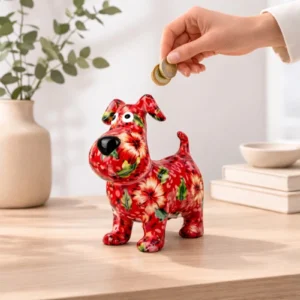 Hugo Kırmızı Köpek Kumbara