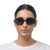 Andrea Altıgen Unisex Güneş GözlüğüHavana / Lens : Yeşil