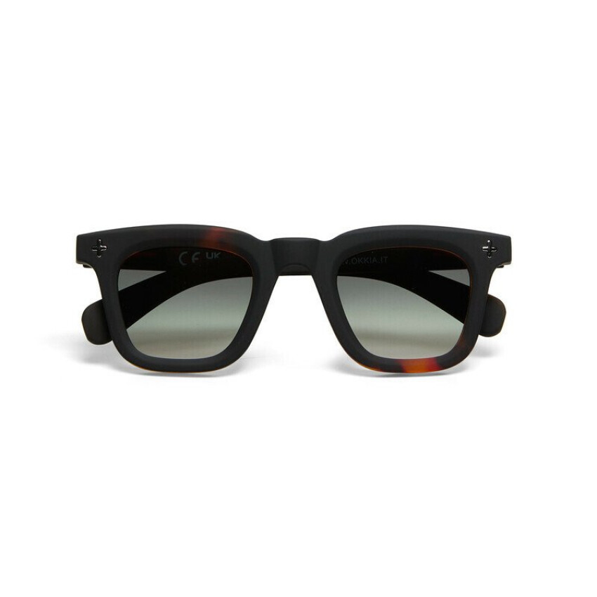 Firenze Unisex Güneş Gözlüğü Siyah Havana / Lens: Yeşil Gradyan