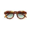 Zeno Round Unisex Güneş GözlüğüSahara Havana / Lens: Yeşil
