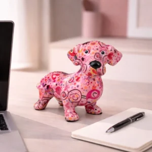 Dennis Sosis Toz Pembe Köpek Kumbara