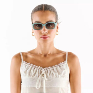Chiara Unisex Yeşil Güneş Gözlüğü Yeşil Gradyan