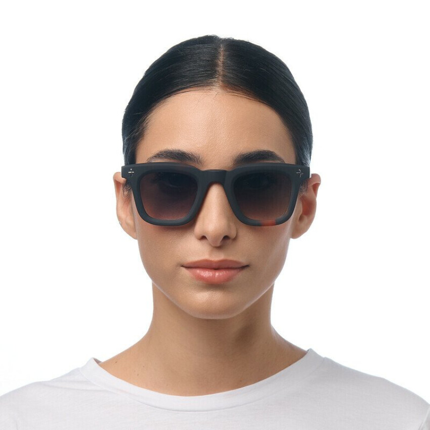 Firenze Unisex Güneş Gözlüğü Siyah Havana / Lens: Yeşil Gradyan